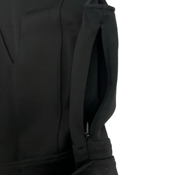 GUCCI Fitted Sleeveless V-neck Bamboo Belted Sheath Dress Black Luxury Size M - Picture 7 of 12